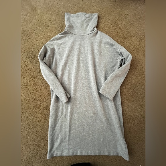 Gap Grey Cowl Neck Tunic Dress -M - Picture 3 of 6